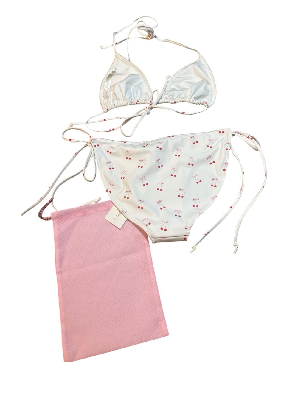 LoveShackFancy Harbor Cherry Bikini set - Picture 9 of 11